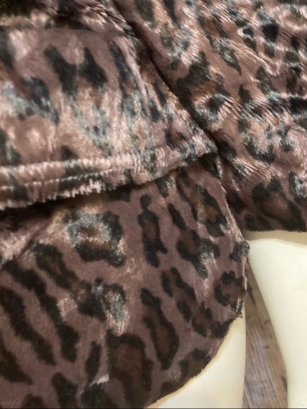 🖤🤎 berek Brown Leopard Plush Teddy Jacket S - Super Cute - Picture 4 of 9